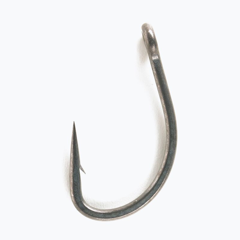 Гачки коропові Fox International Edges Armapoint Curve Shank Short сірі CHK210