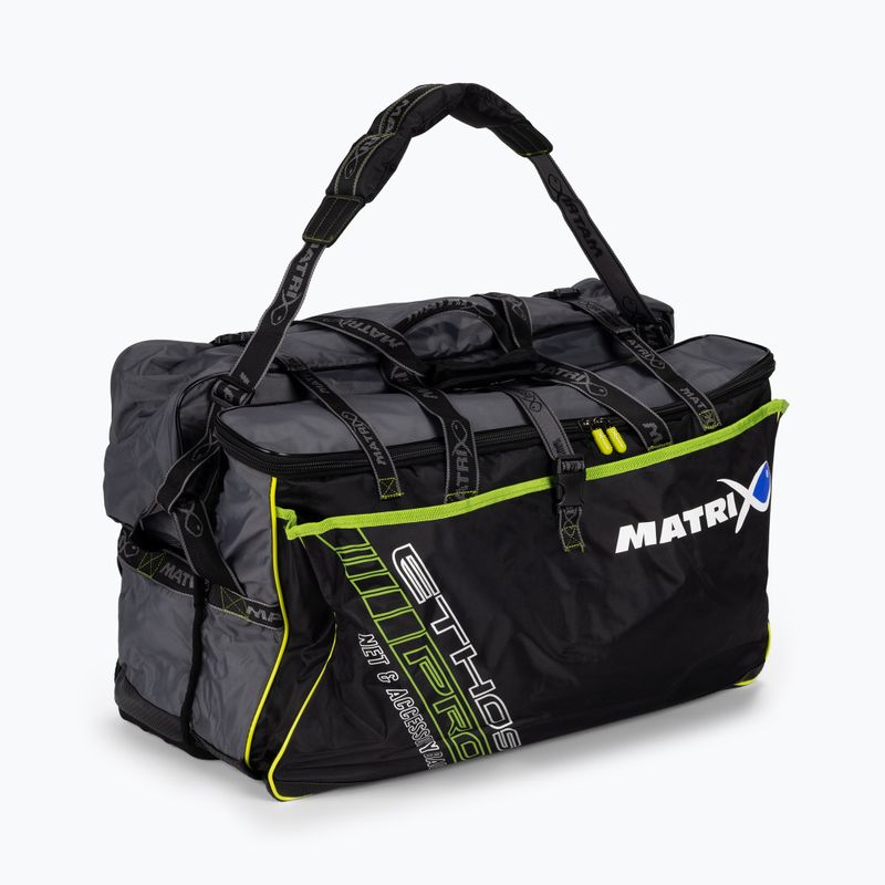 Сумка для аксесуарів для риболовлі Matrix Pro Ethos Net & Accessory Carryall сіра GLU074