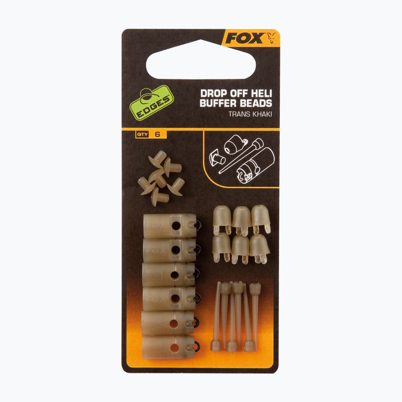 Набір гелікоптерний Fox International Edges Drop-off Heli Buffer Bead коричневий CAC690