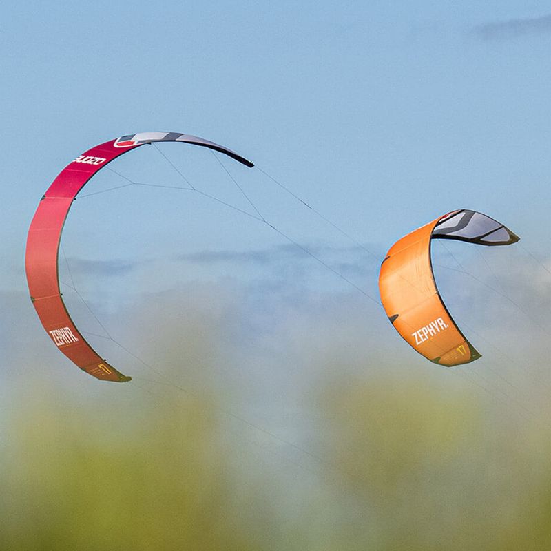Повітряний змій для кайтсерфінгу Ozone Zephyr V7 червоний ZV7K17RW 3
