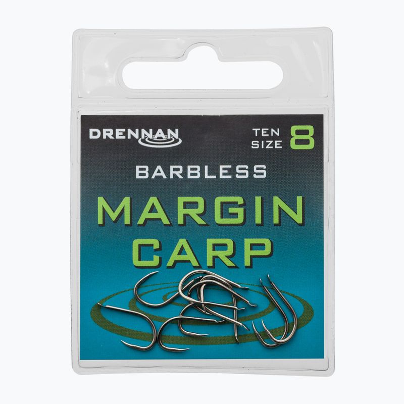 Гачки Drennan Margin Carp Barbless чорні HSMCPB014