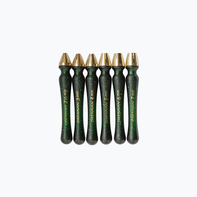 Вирізувач до хліба Drennan Brass Head Punches zestaw 6 шт. зелений TABP001