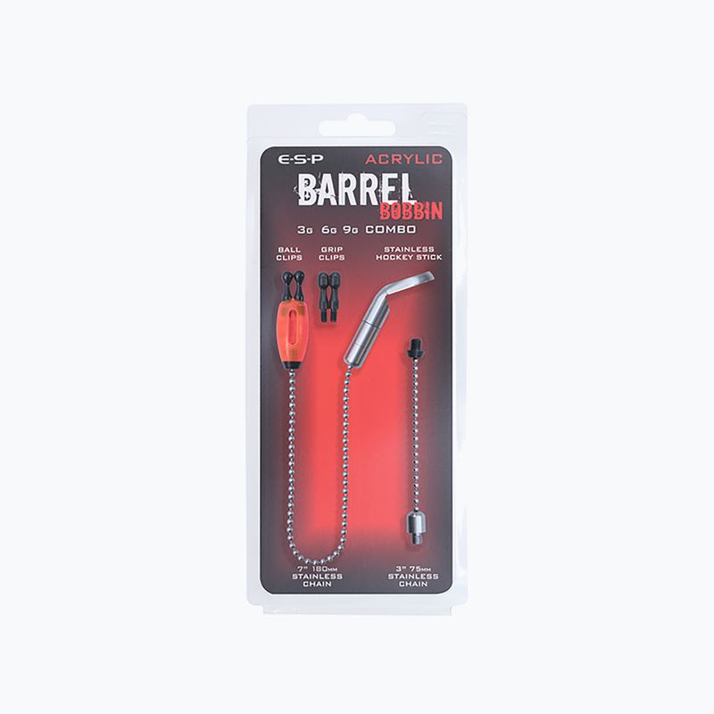 Сигналізатор для риболовлі Індикатор клювання ESP Barrel Bobbin Kit червоний ETBBK002 2