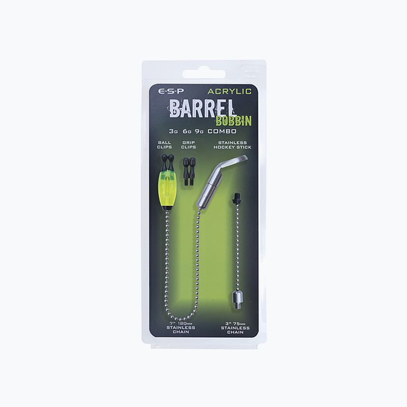 Сигналізатор для риболовлі Індикатор клювання ESP Barrel Bobbin Kit зелений ETBBK004 2