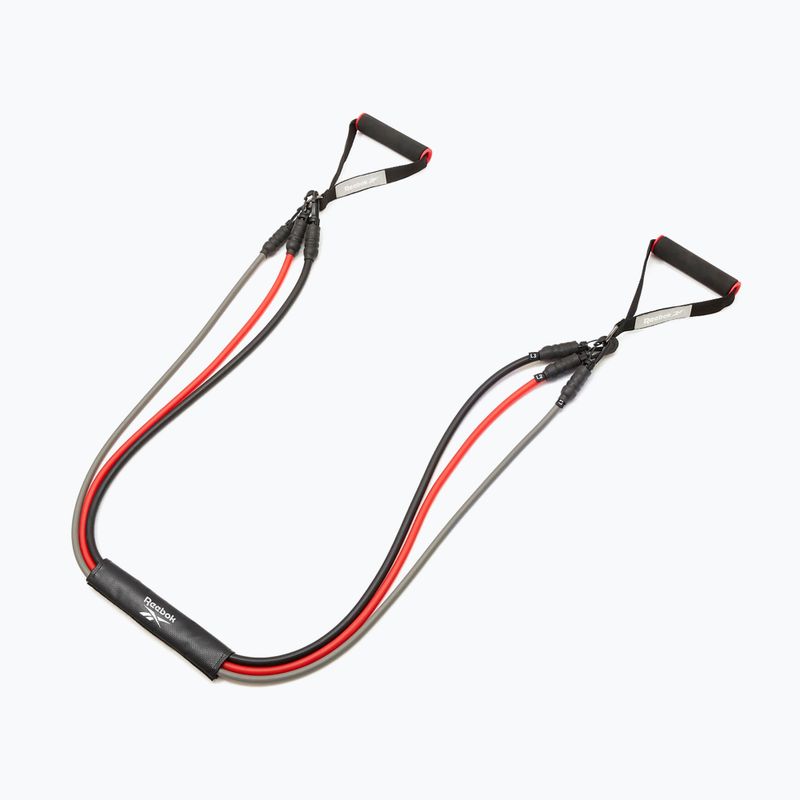Набір гумових стрічок для тренувань Reebok Power Tube кольоровий RATB-30034