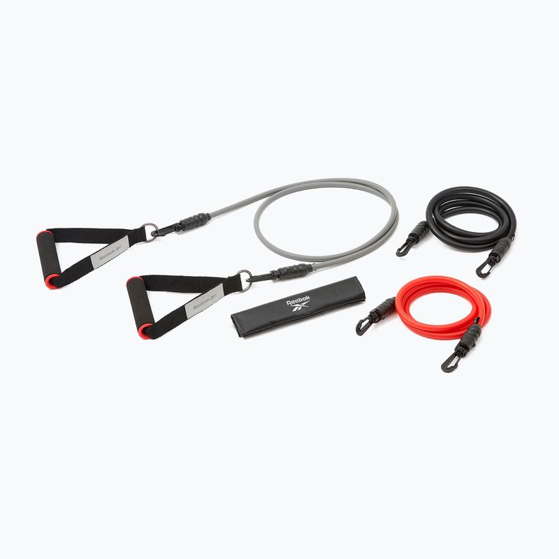 Набір гумових стрічок для тренувань Reebok Power Tube кольоровий RATB-30034 2