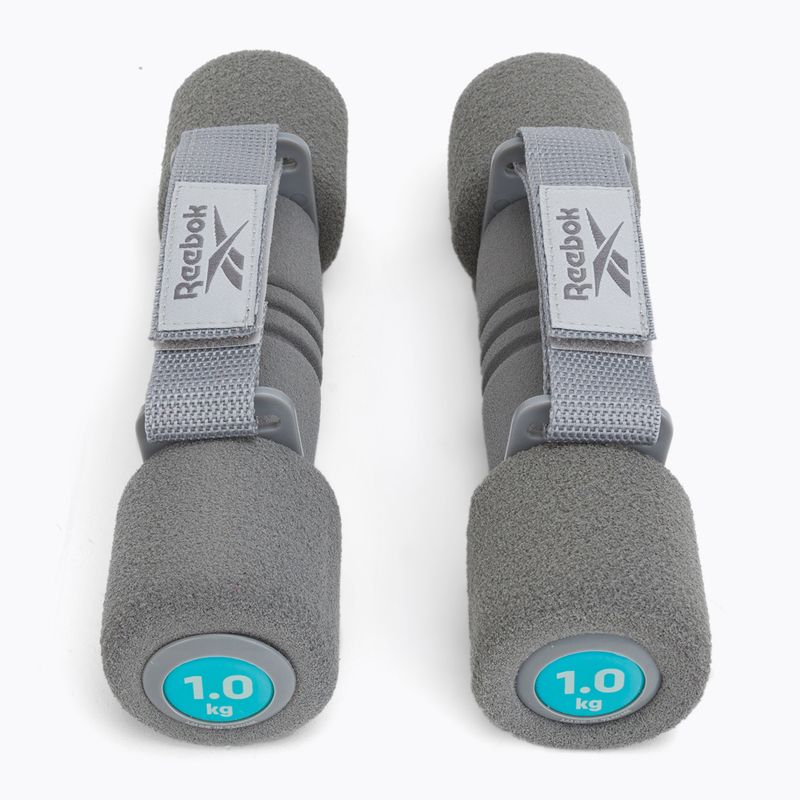 Гантелі Reebok 2 x 1 кг сірі RAWT-11061BL 3