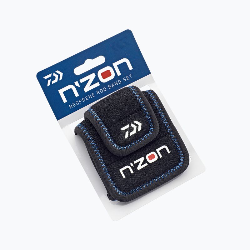 Ремінці для вудок Daiwa N'Zon Neoprene Rod Band чорні 2