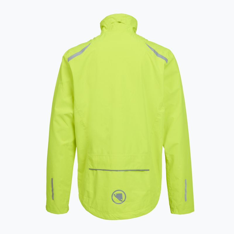 Чоловіча велосипедна куртка Endura Hummvee Waterproof hi-viz жовта 2