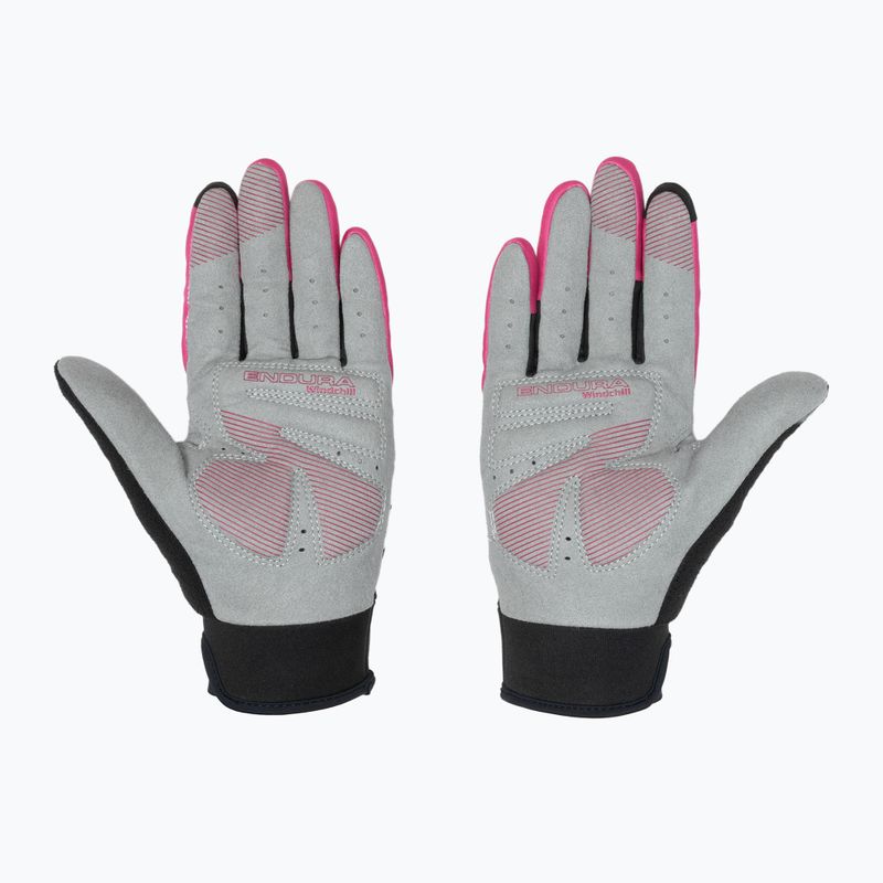 Рукавички велосипедні жіночі Endura Windchill W cerise 3