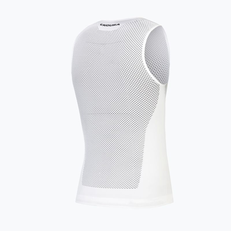 Кофта велосипедна чоловіча Endura Fishnet II Sleeveless Baselayer white 2