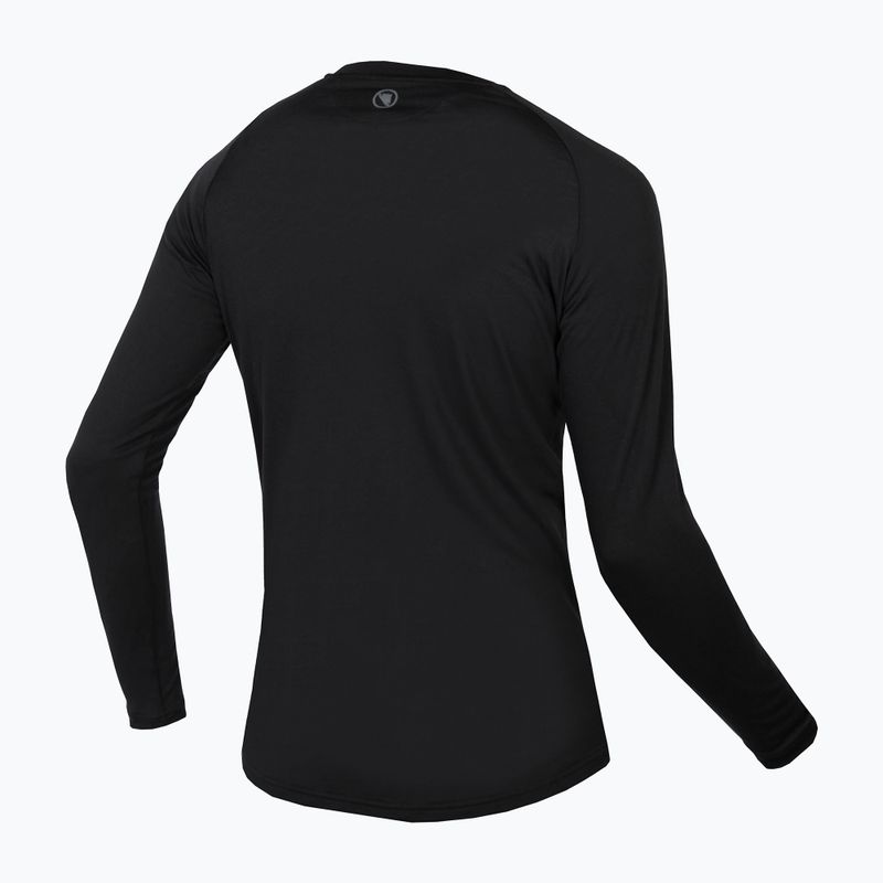 Лонгслів велосипедний чоловічий Endura Baabaa Merino black 2
