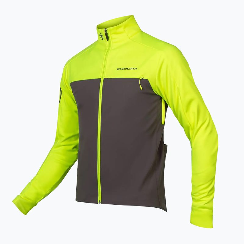 Чоловіча велосипедна куртка Endura Windchill II hi-viz жовта