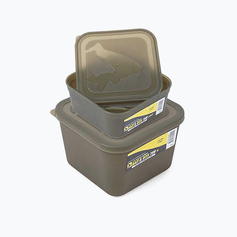 Контейнери для наживки Avid Carp Bait Tub Size With Lid Medium brown 3