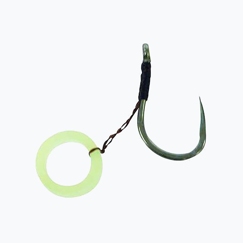 Поводки для methody Korum Hook Hairs With Bait Bands прозорі KHHBB/10 2