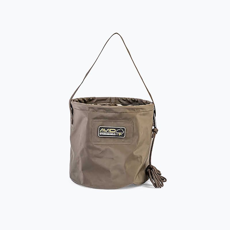 Відро коропове складане Avid Carp Stromshield Colapsible Bucket brown 2