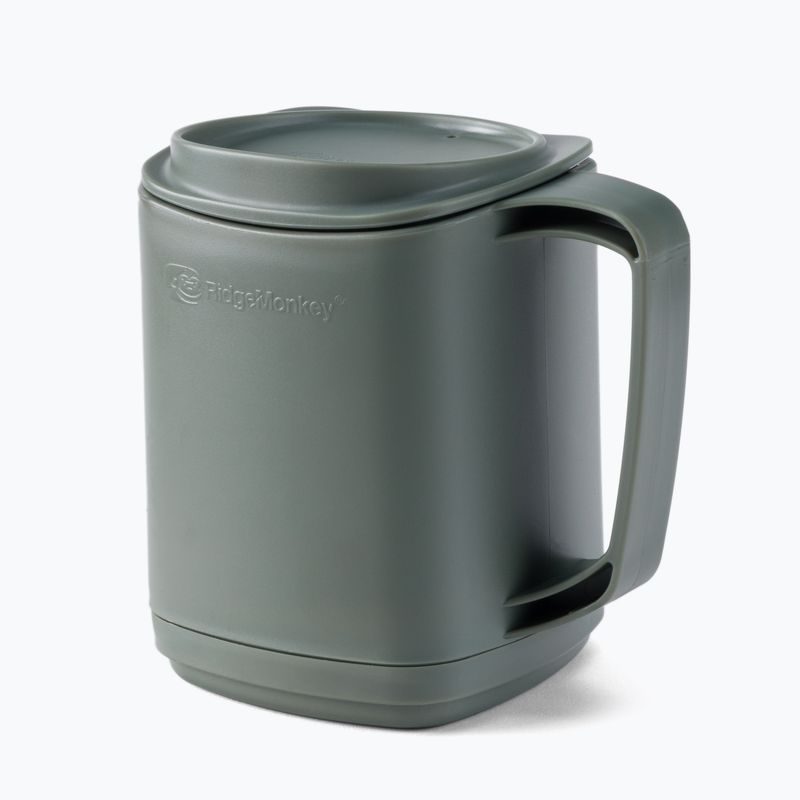 Кружка RidgeMonkey ThermoMug Gunmetal зелена RM115 2