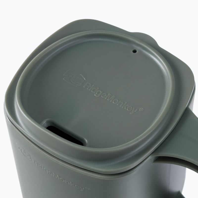 Кружка RidgeMonkey ThermoMug Gunmetal зелена RM115 3