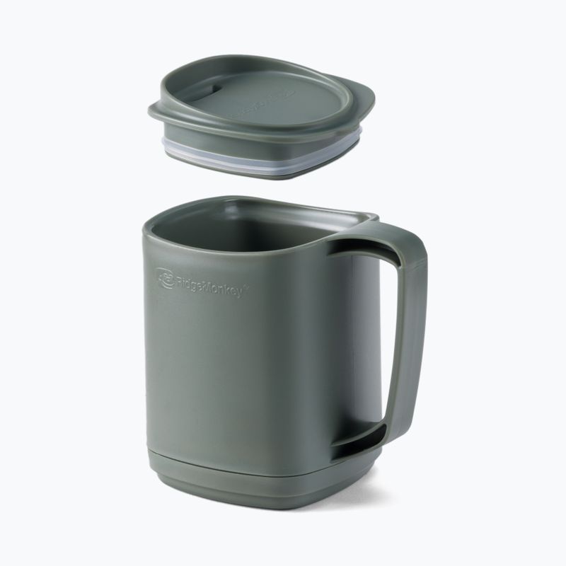 Кружка RidgeMonkey ThermoMug Gunmetal зелена RM115 4
