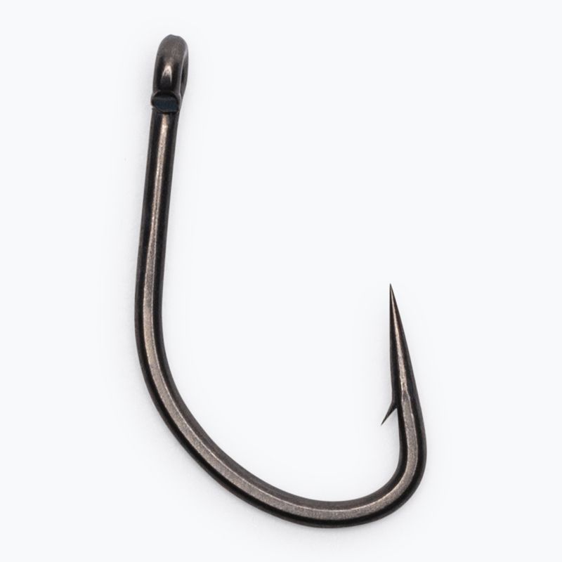Гачки RidgeMonkey Ape-X Straight Point Barbed сірі RMT246 2