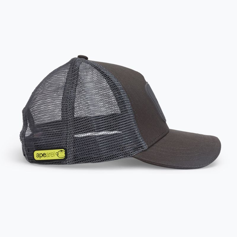 Бейсболка для риболовлі чоловіча RidgeMonkey APEarel Dropback Snapback сіра RM294 2