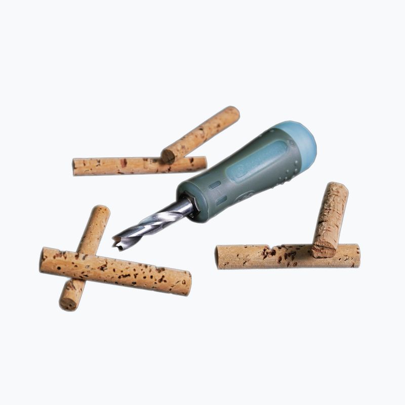 Сверло з корками RidgeMonkey Combi Bait Drill & Cork Sticks зелена RMT307