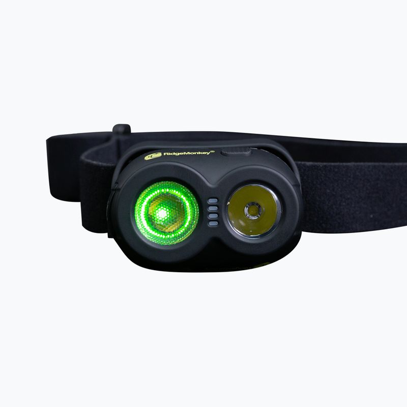Налобний ліхтар RidgeMonkey VRH150X USB Rechargeable Headtorch чорний RM HT150X