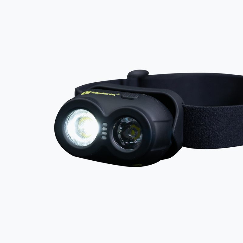 Налобний ліхтар RidgeMonkey VRH150X USB Rechargeable Headtorch чорний RM HT150X 2