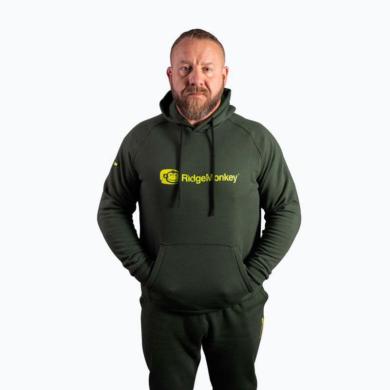 Кофта для риболовлі чоловіча Ridgemonkey Apearel Heavyweight Hoody зелена RM623
