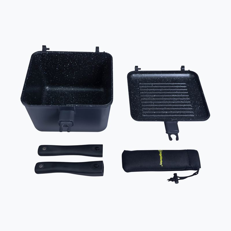 Набір продуктів RidgeMonkey Connect Deep Pan and Griddle Granite Edition Rondel зі сковорідкою чорний RM779