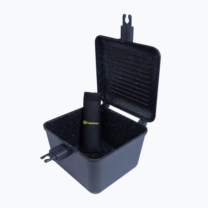 Набір продуктів RidgeMonkey Connect Deep Pan and Griddle Granite Edition Rondel зі сковорідкою чорний RM779 2