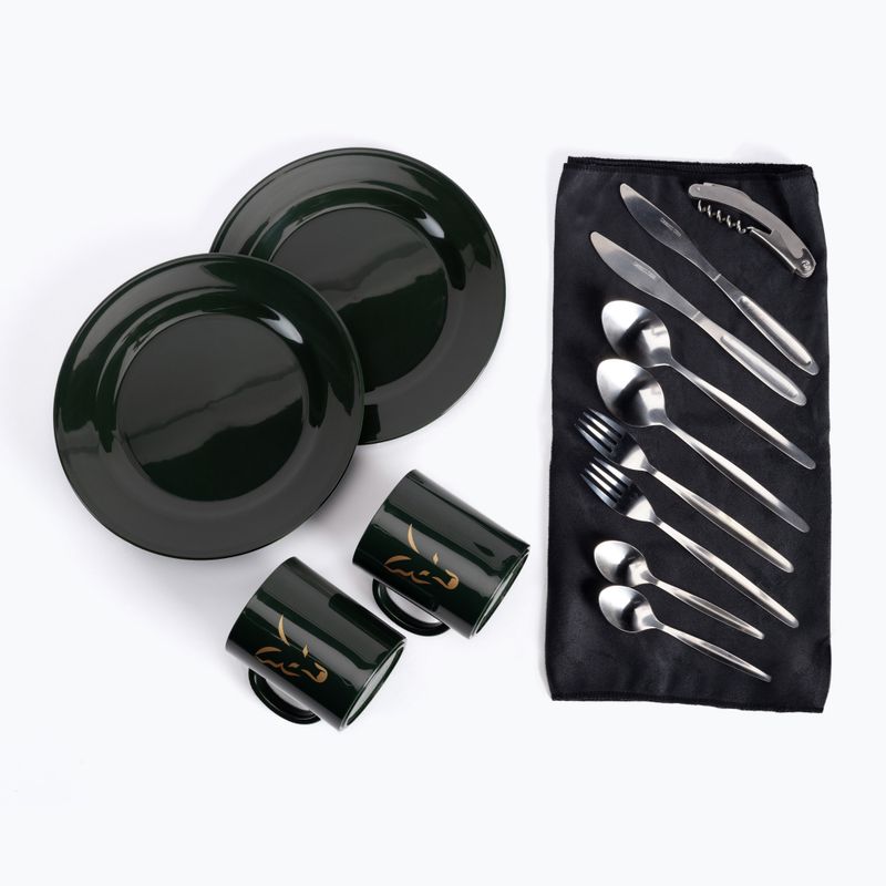 Обідній набір Fox International R-Series 2 Man Dinner Set зелений CLU374