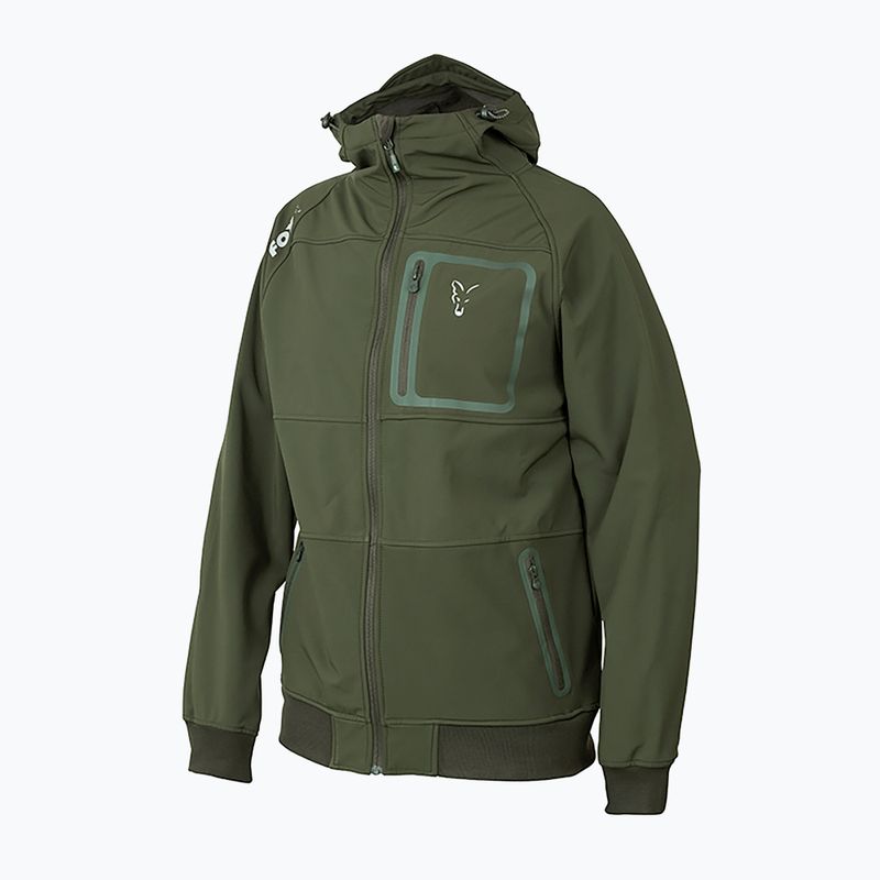 Куртка для риболовлі Fox International Collection Shell Hoodie зелена CCL093