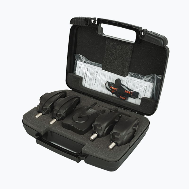 Сигналізатори для риболовлі Fox International Micron MX 4 Rod Set чорні CEI193 4