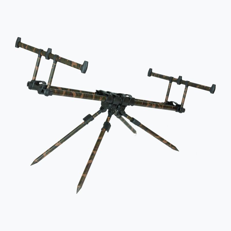 Стійка для 4-х вудок Fox International Ranger MK2 CAMO Pod коричнево-чорна CRP040 2