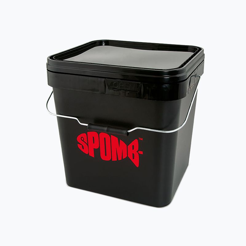 Відро для риболовлі Spomb Square Bucket чорне DBT001