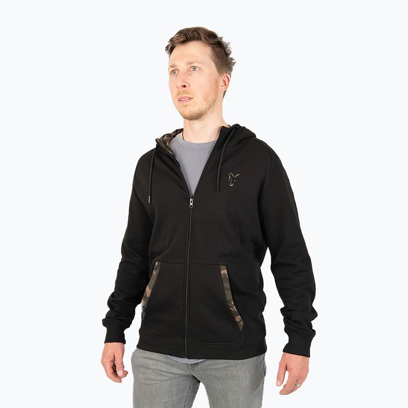 Кофта для риболовлі Fox International LW Zip Hoody чорна CFX135