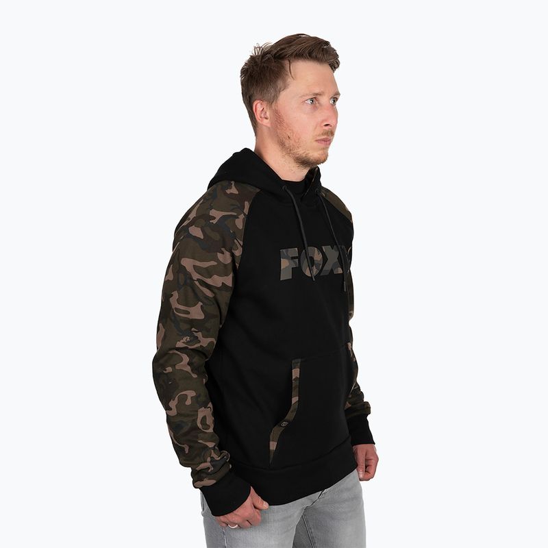 Кофта Fox International Raglan Hoody black/camo 3