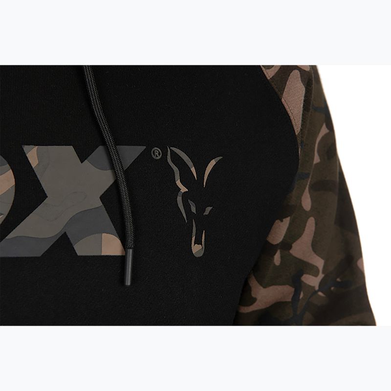 Кофта Fox International Raglan Hoody black/camo 5