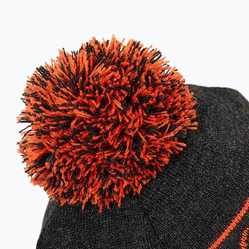 Шапка зимова Fox International Collection Bobble black/orange 9
