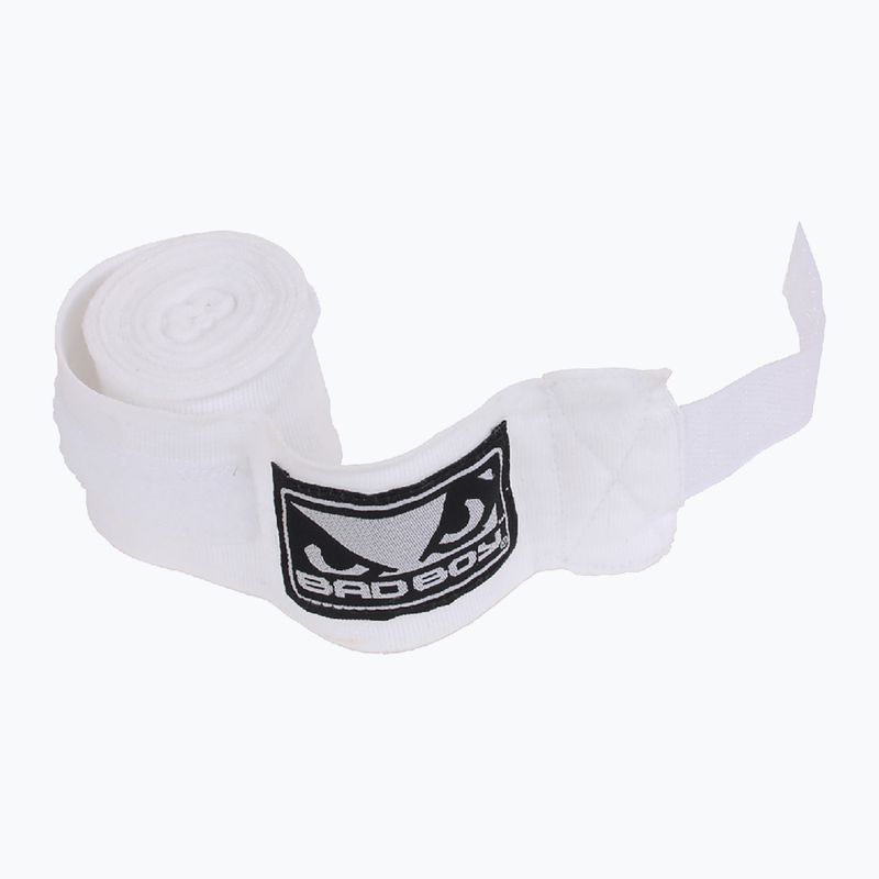 Бинти боксерські Bad Boy BBE00044 white/black