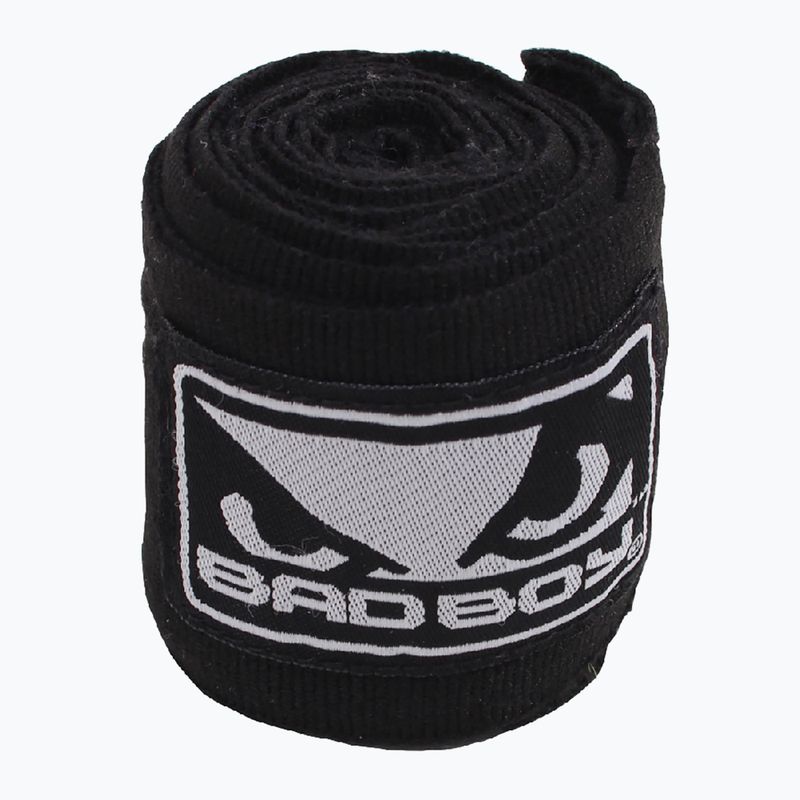 Бинти боксерські Bad Boy BBE00045 black/white