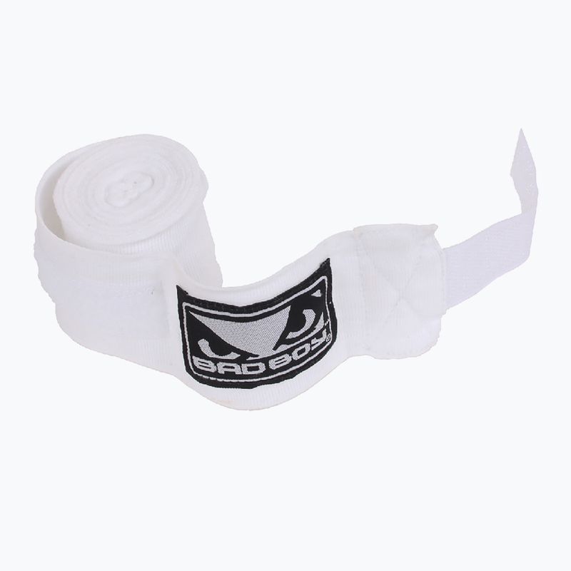 Бинти боксерські Bad Boy BBE00045 white/black
