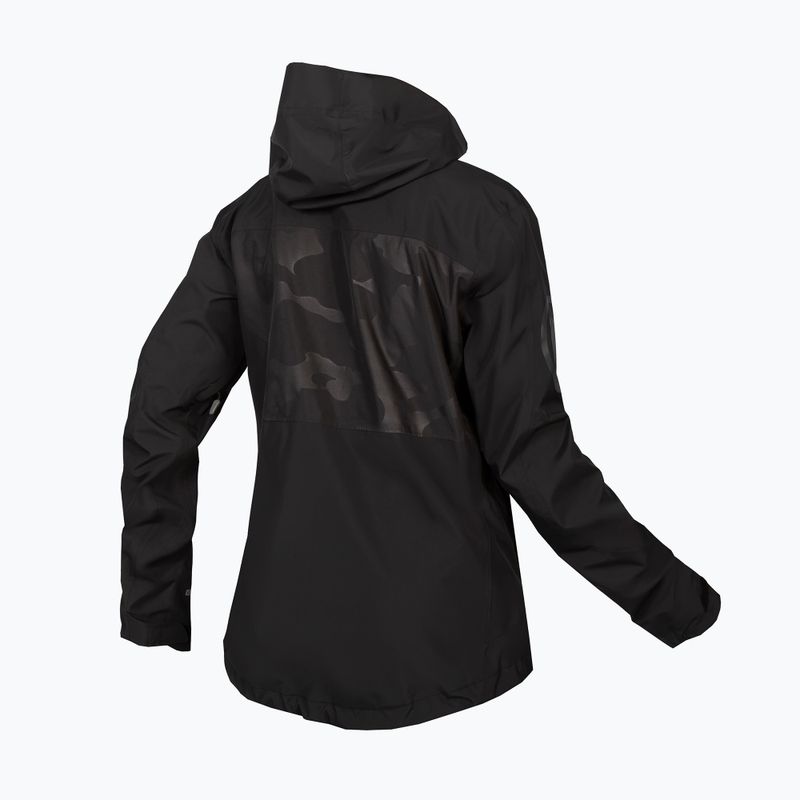 Жіноча велосипедна куртка Endura Singletrack II Waterproof чорна 5