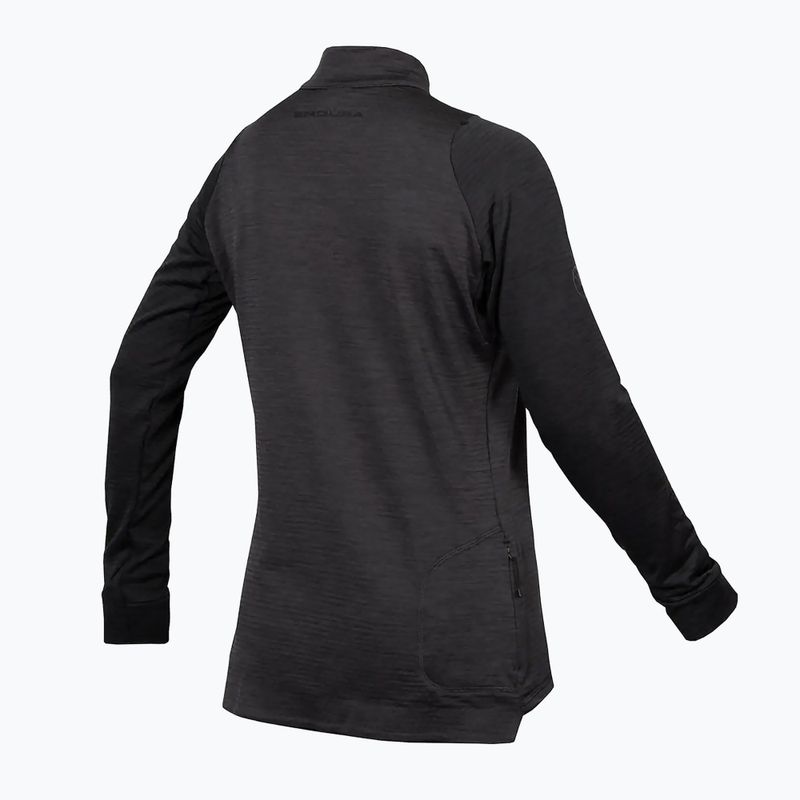 Жіночий велосипедний лонгслів Endura Singletrack Fleece чорний 2