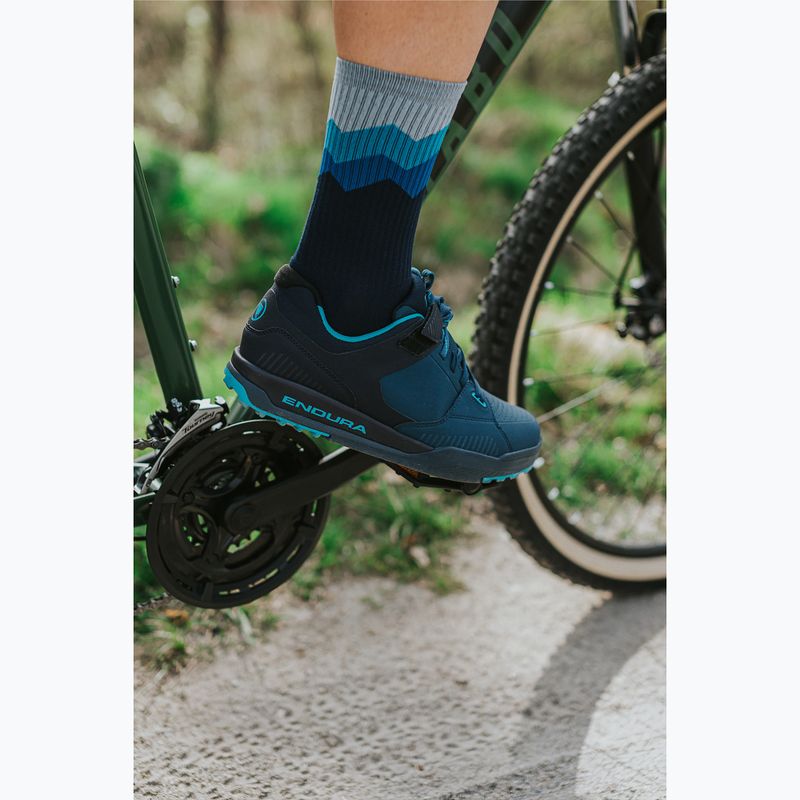 Кросівки велосипедні МТВ чоловічі Endura MT500 Burner Clipless navy 3