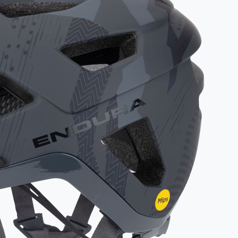 Шолом велосипедний Endura Hummvee Plus MIPS grey camo 7