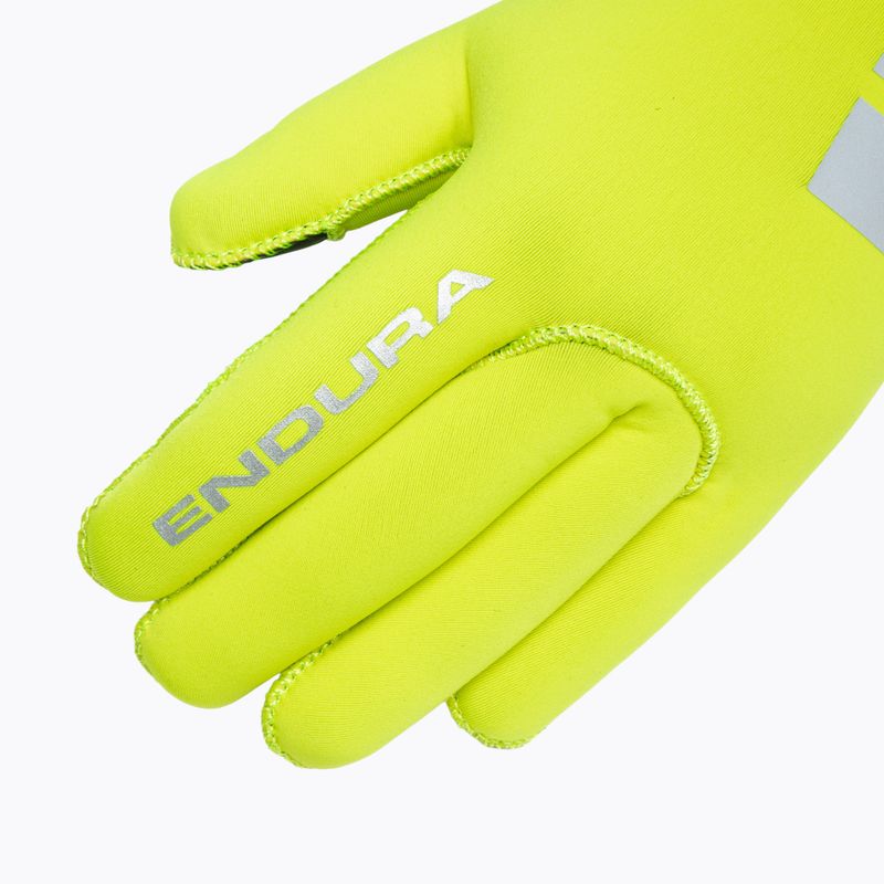 Рукавички велосипедні чоловічі Endura FS260-Pro Nemo Glove II hi-viz yellow 4