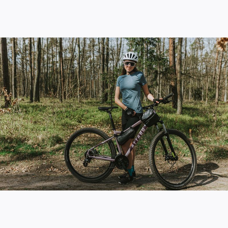 Жіноча велофутболка Endura Singletrack II синя сталь 12