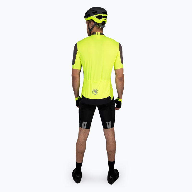 Чоловіча велофутболка Endura FS260 Print S/S hi-viz жовта 3